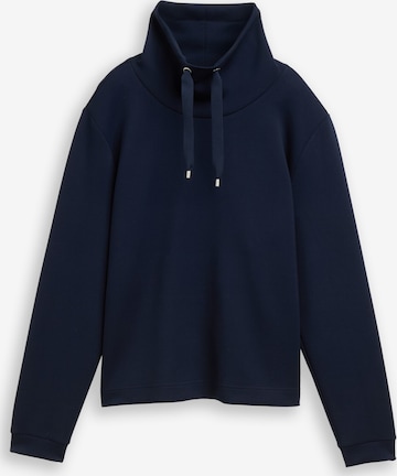 Sweat-shirt TOM TAILOR en bleu : devant
