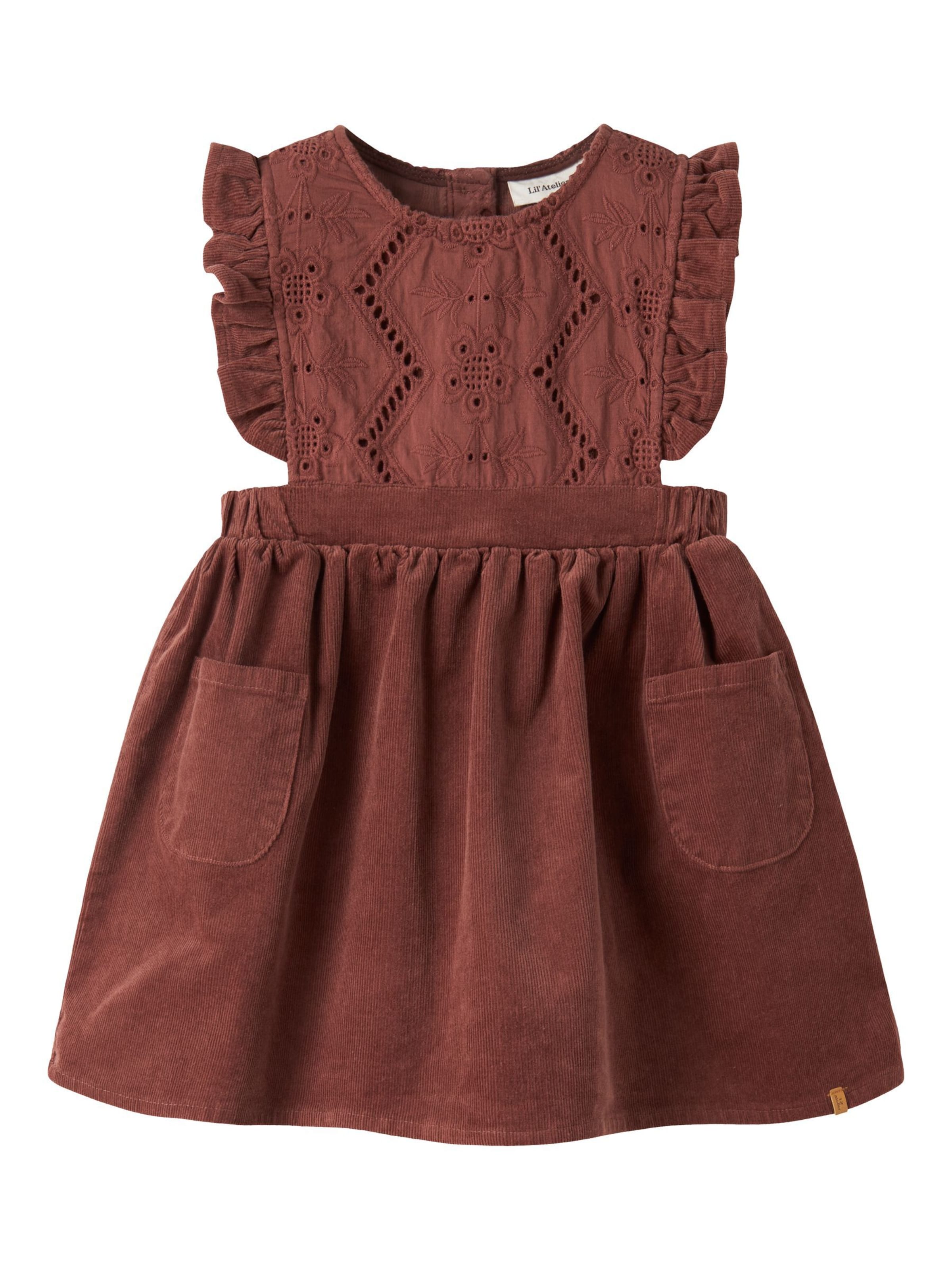 Lil'Atelier Kjole i brun: forside