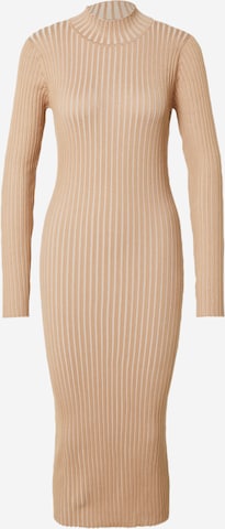 VERO MODA Knitted dress 'WILLOW' in Beige: front
