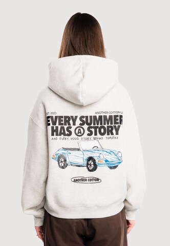 Another Cotton Lab - Sweatshirt 'Summer Story' em cinzento: frente