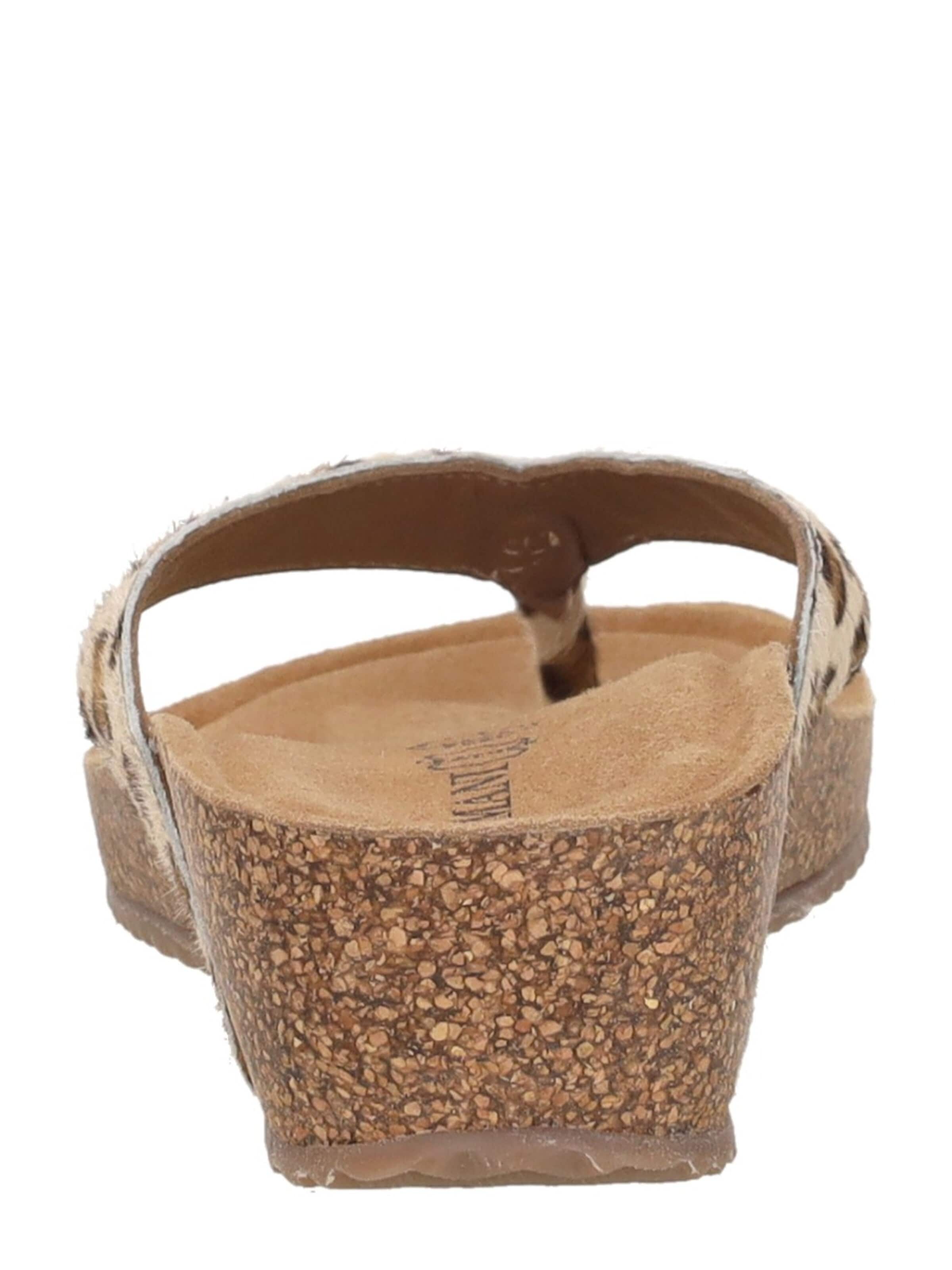 LAZAMANI Teenslipper 'Leia' in Bruin