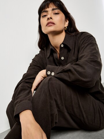 Wide Leg Pantalon ' ' Apricot en marron