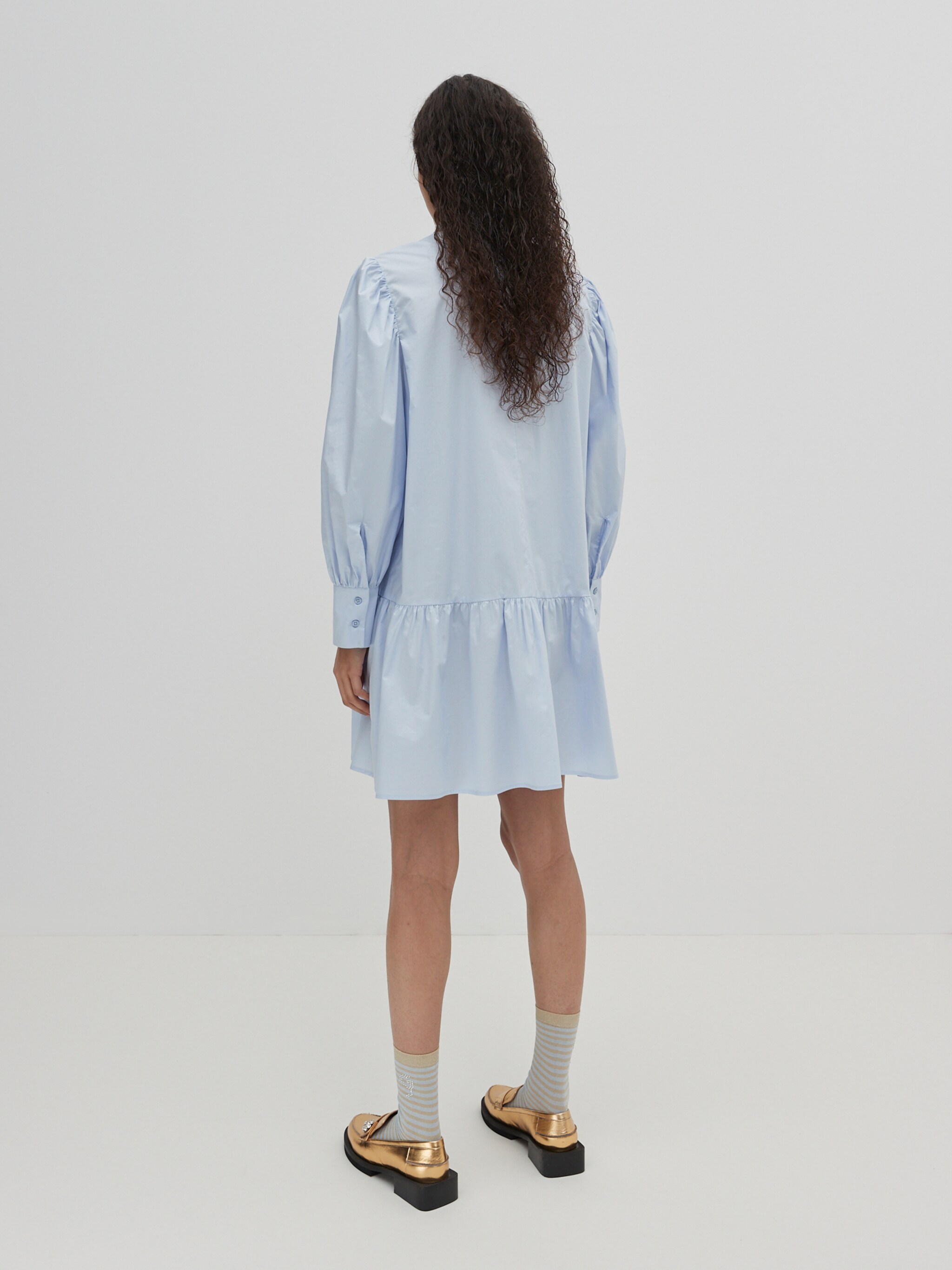 EDITED Producten Blousejurk 'Rylee' Blauw