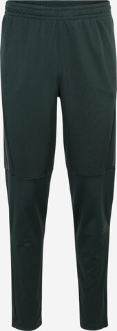 Slimfit Pantaloni sportivi 'Run' di ADIDAS SPORTSWEAR in verde: frontale