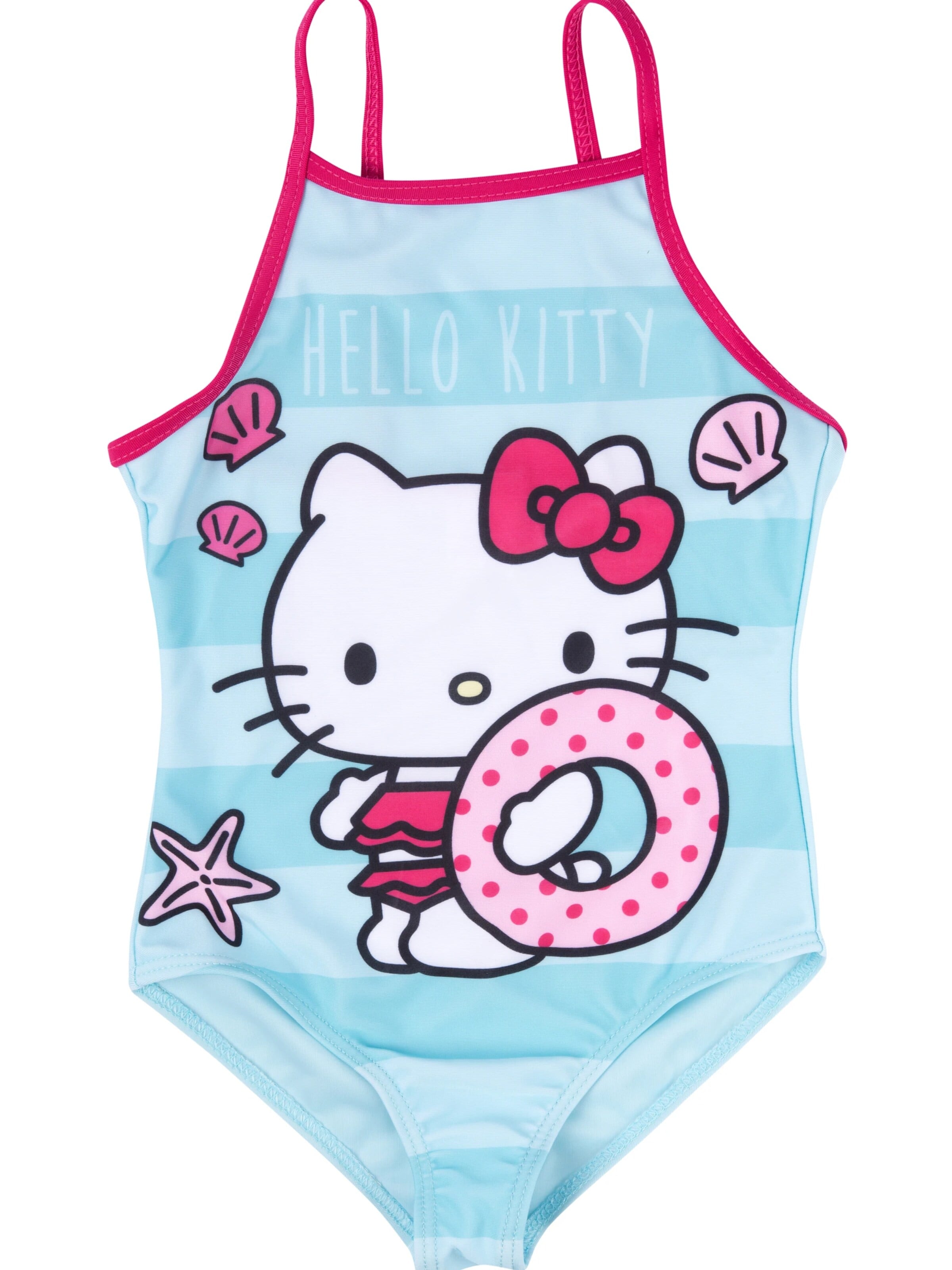 HELLO KITTY Badeanzug 'Summer Love'‌‌‌ in Blau: Vorderseite