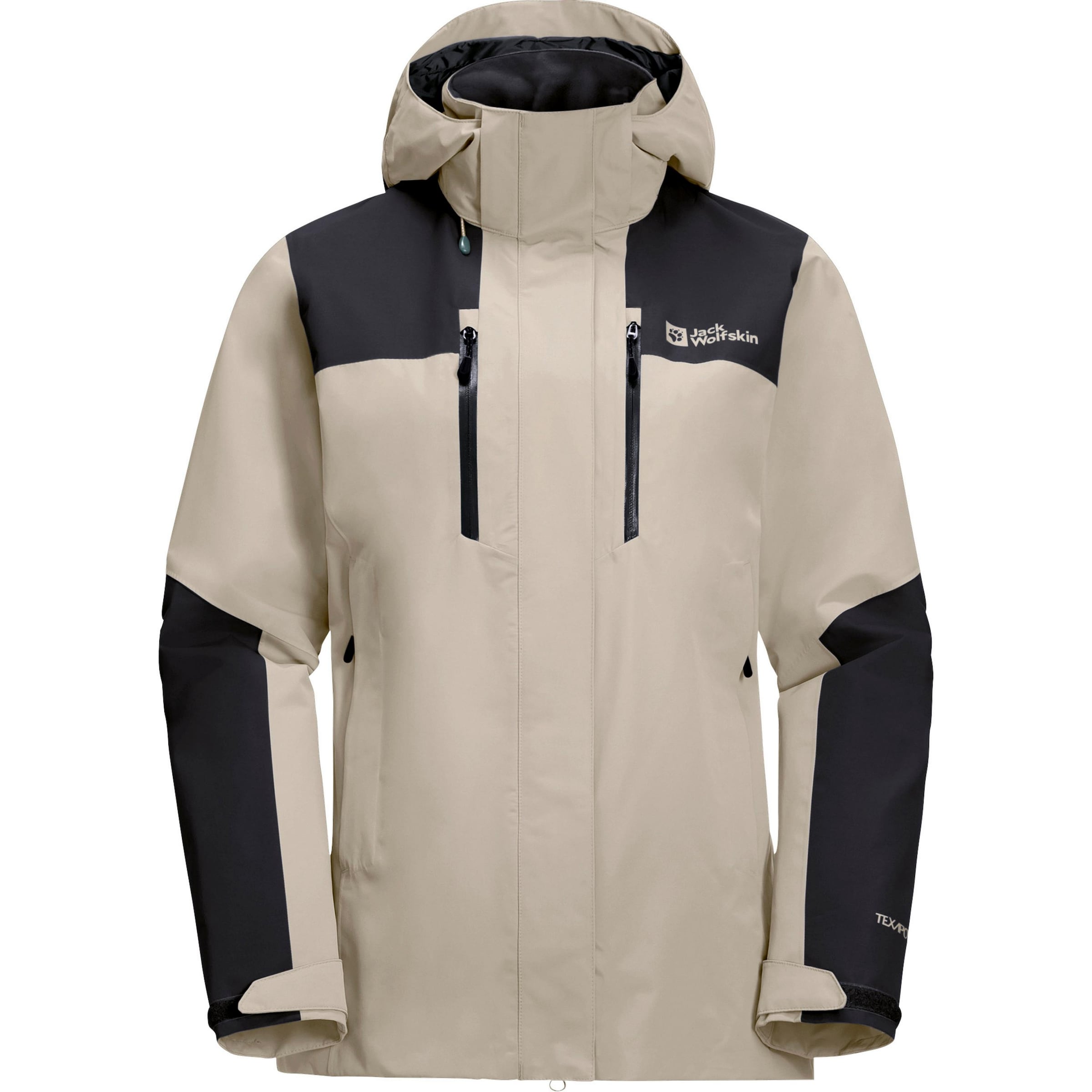 Veste outdoor 'Jasper 2L' JACK WOLFSKIN en gris : devant