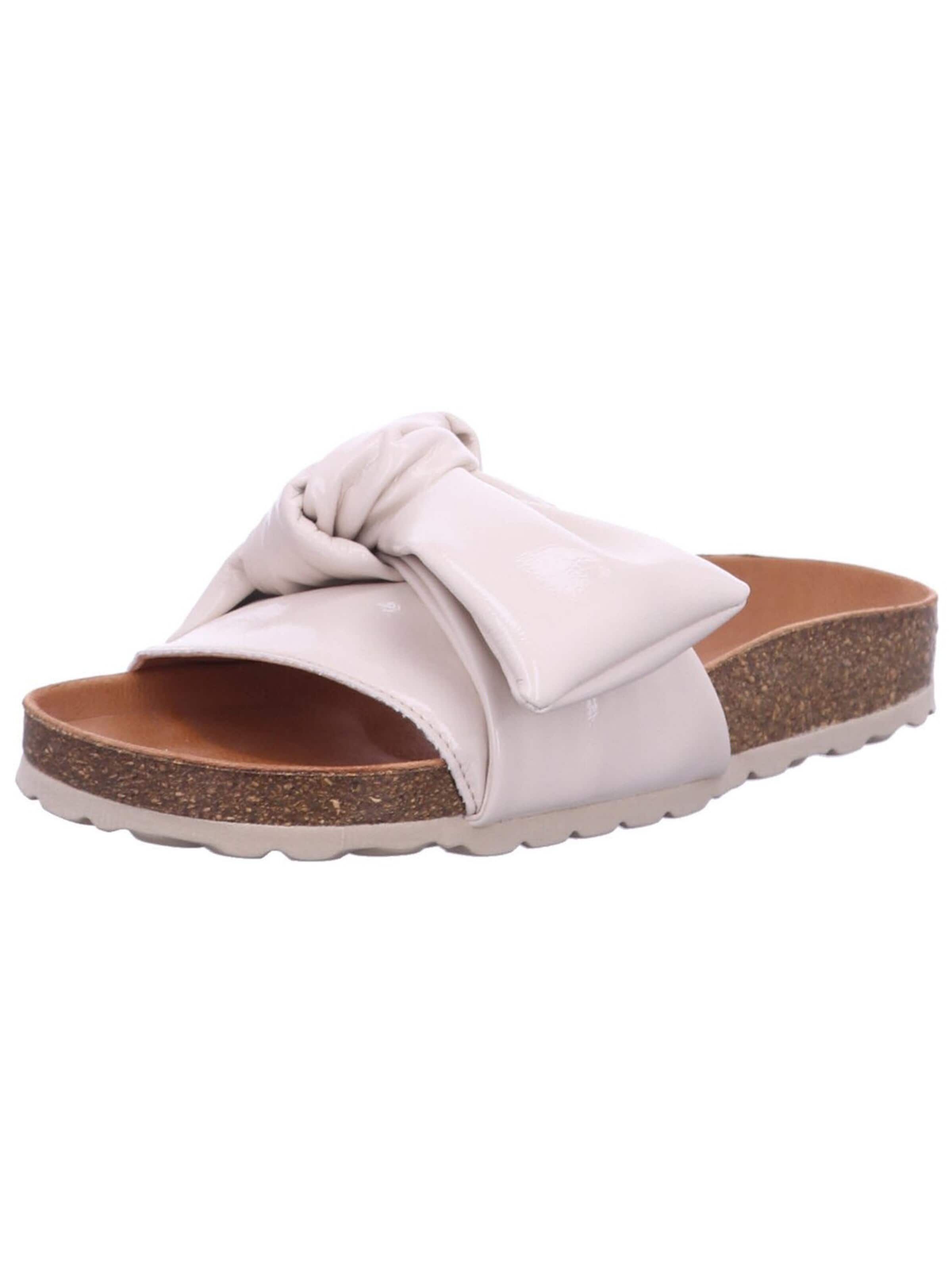 VERBENAS Pantolette 'Pantolette Damen 33300470894 ARENA Echtleder in weiß'‌ in Weiß: Vorderseite