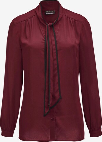 Goldner Blouse in Rood: voorkant