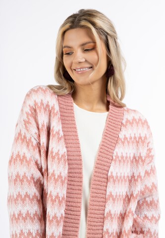 usha FESTIVAL Knit Cardigan in Pink