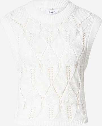 Pull-over 'ONZENIA' ONLY en blanc : devant