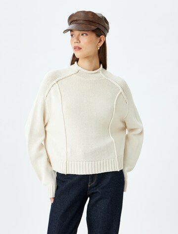 Koton Sweater in White: front
