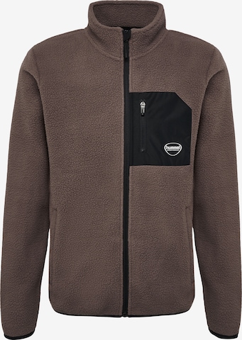 Veste en polaire 'LGC OLIVER' Hummel en marron : devant