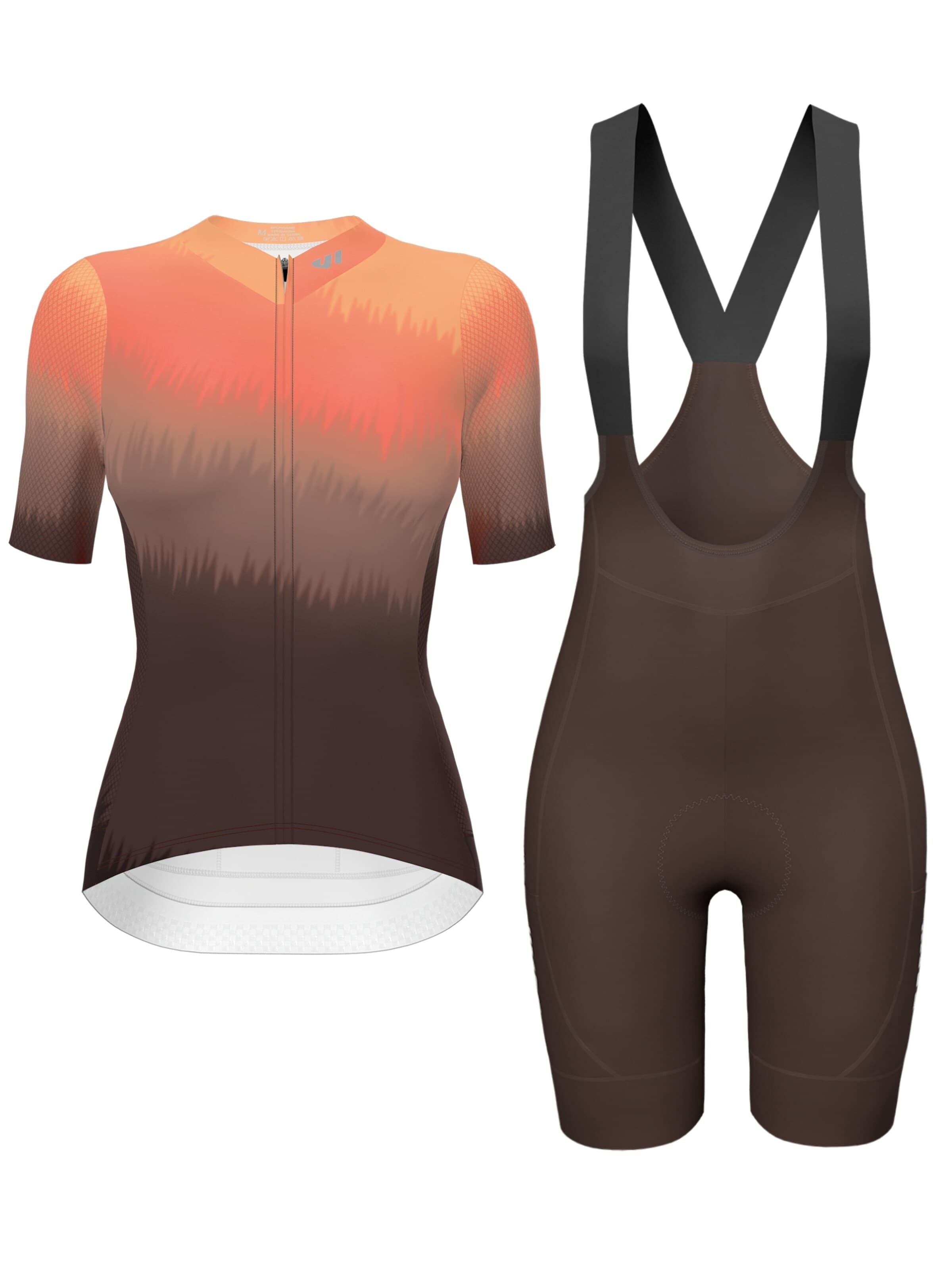 WULIBIKE Jogginganzug‌‌‌‌‌‌‌‌‌‌ in Orange: Vorderseite