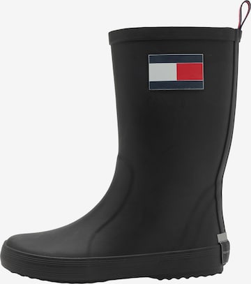 juoda TOMMY HILFIGER Guminiai batai 'RUDY': priekis