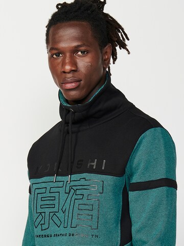 KOROSHI Sweatshirt in Grün
