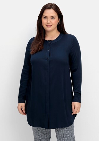 SHEEGO Blouse in Blauw: voorkant