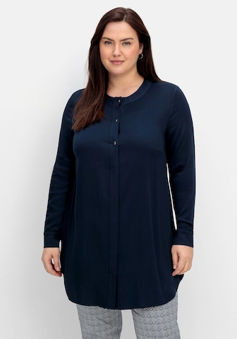 Camicia da donna di SHEEGO in blu: frontale