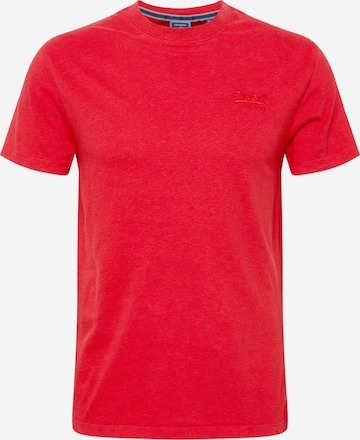 T-Shirt Superdry en rouge : devant