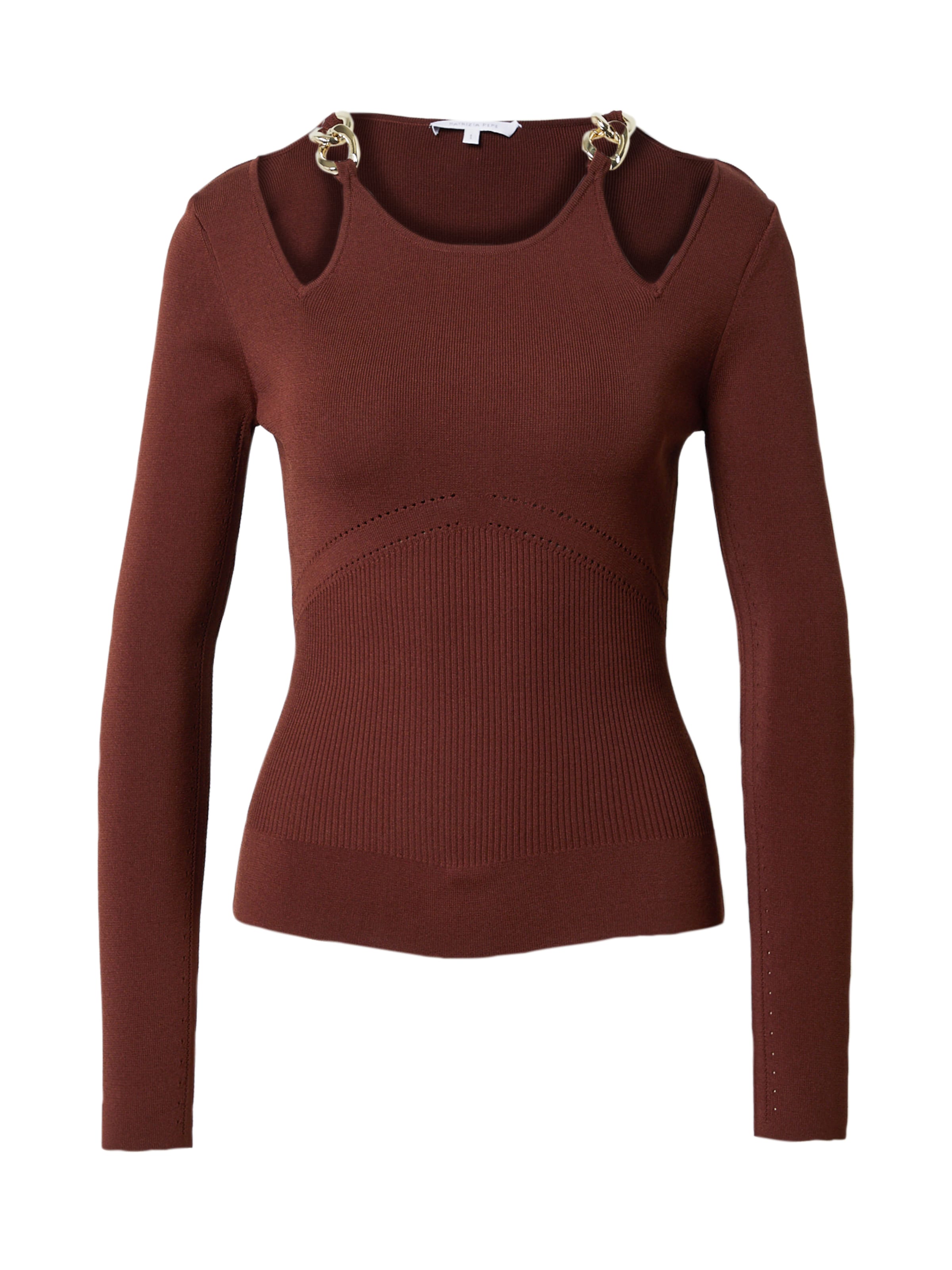 PATRIZIA PEPE Свитер в Коричневый: спереди