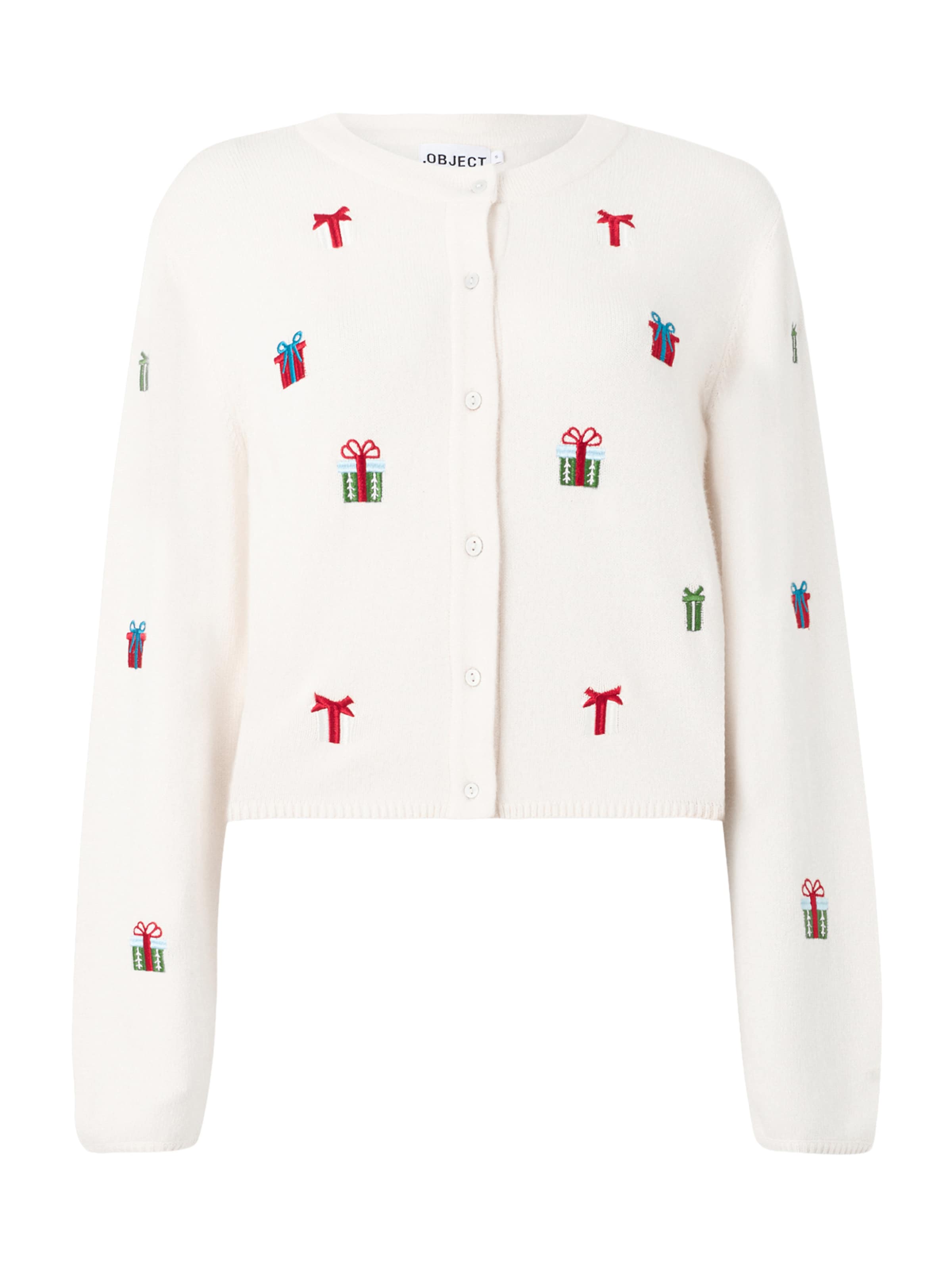 OBJECT Kofta 'OBJTHESS' i vit: framsida