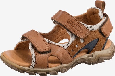 myToys COLLECTION Offene Schuhe 'KARLO 3V' in hellbeige / cognac, Produktansicht