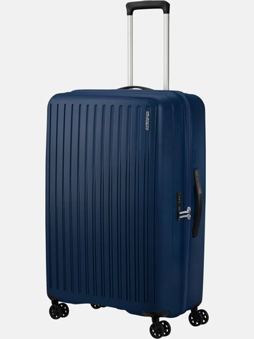 American Tourister Trolley 'REJOY SPINNER 77/28 TSA' in Blauw