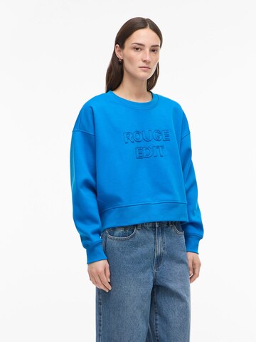 ROUGE EDIT Sweatshirt in Blue: front