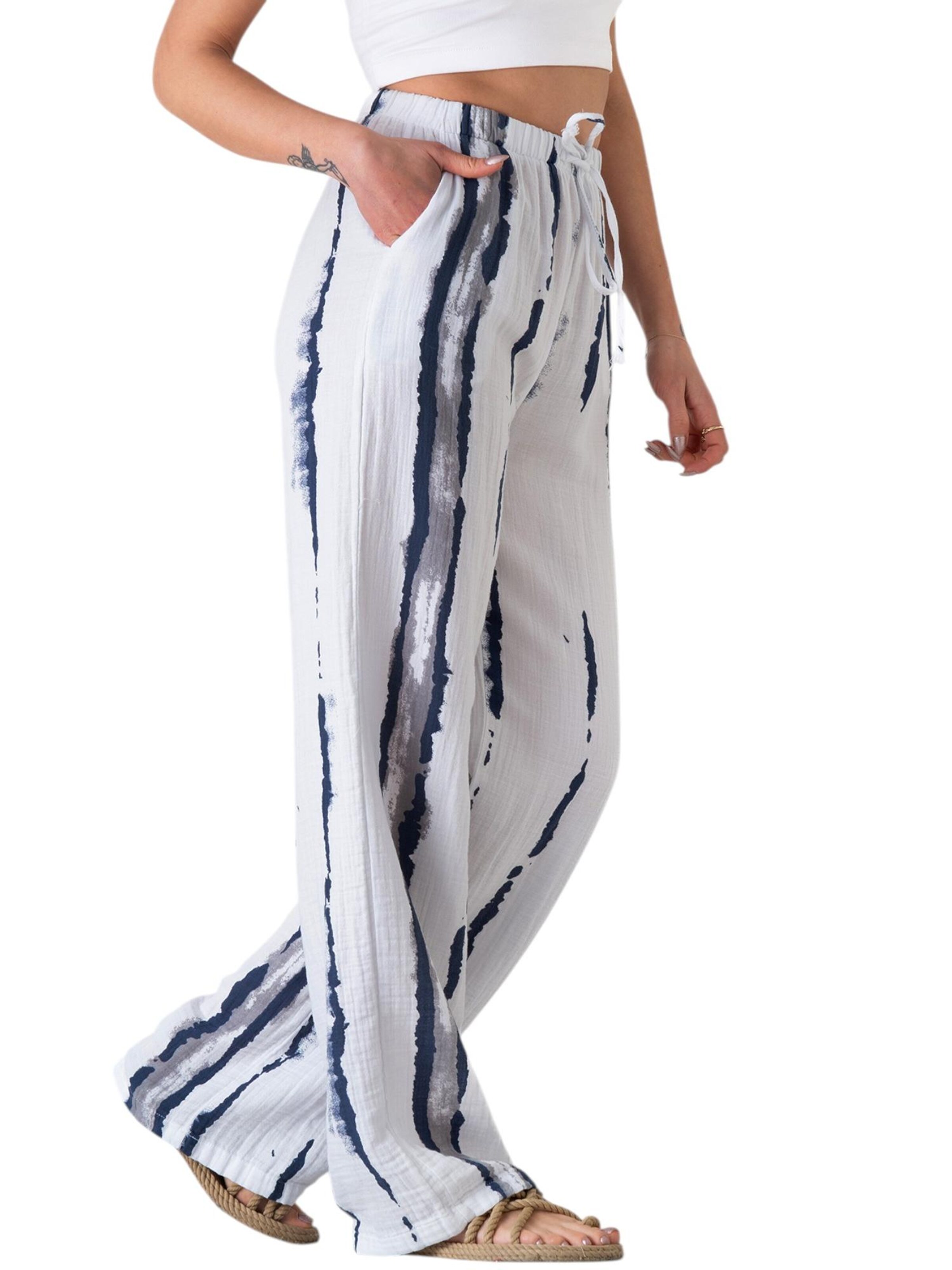 WENOR Wide Leg Bukser 'Taima' i grå