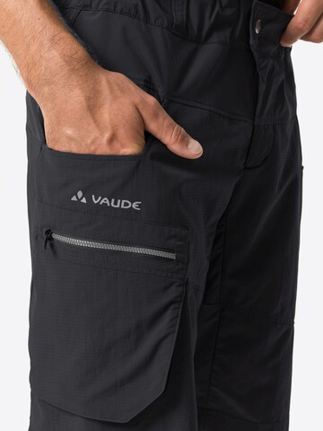 VAUDE Regular Outdoor Pants 'Qimsa' in Black