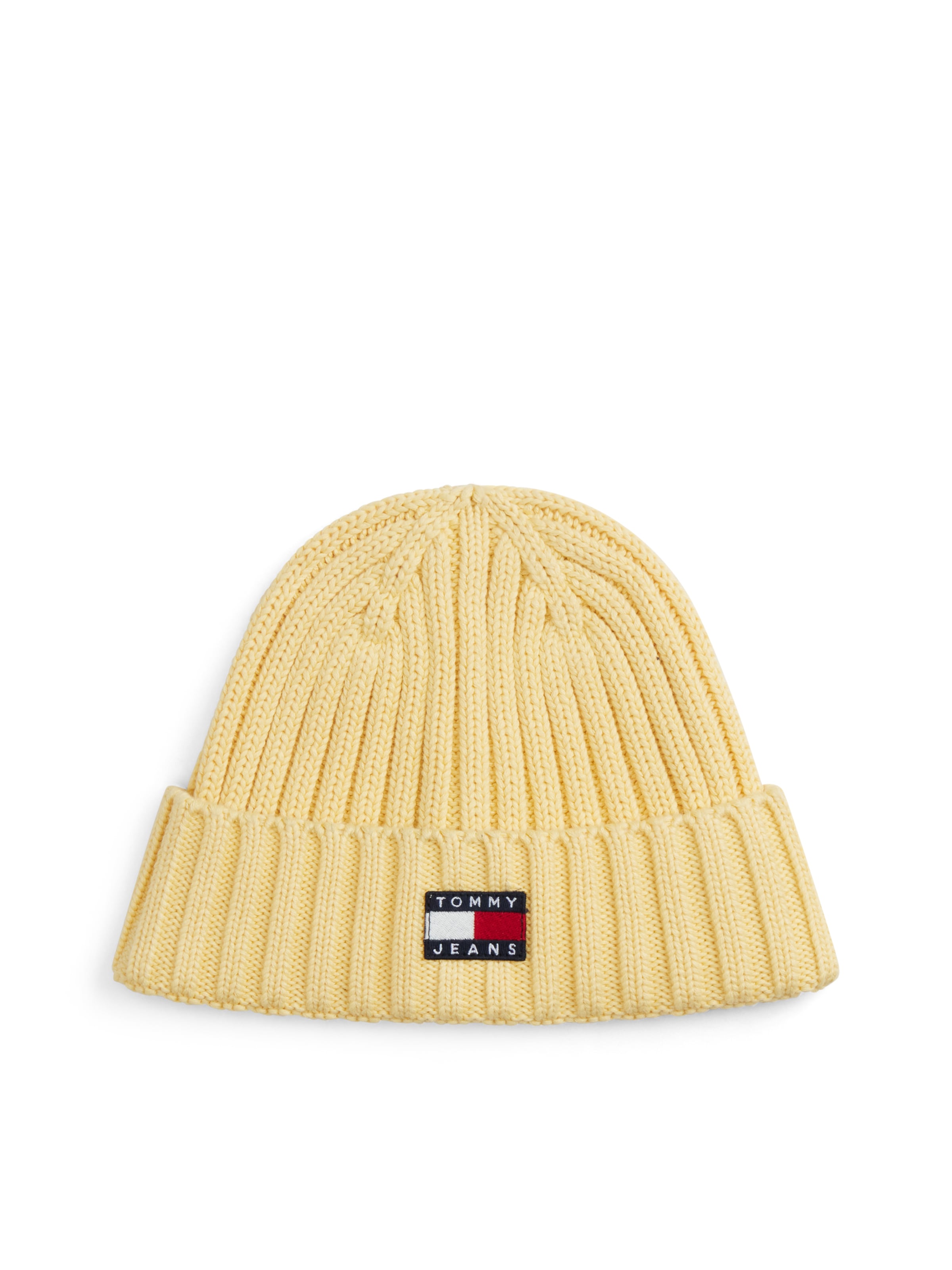 Berretto 'HERITAGE' di Tommy Jeans in giallo: frontale