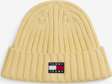 Berretto 'HERITAGE' di Tommy Jeans in giallo: frontale