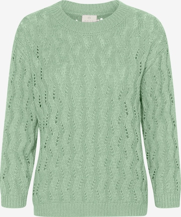 Pull-over 'Lena' Kaffe en vert : devant