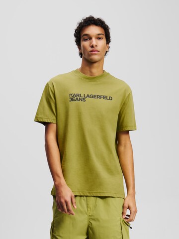 Maglietta di KARL LAGERFELD JEANS in verde: frontale