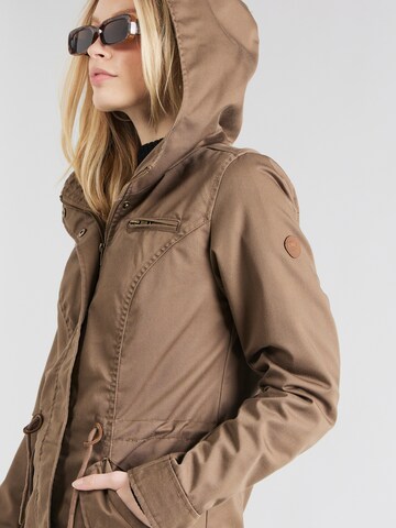 Parka mi-saison 'LORCA' ONLY en marron