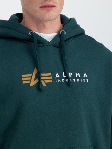 ALPHA INDUSTRIES Sweatshirt i grön