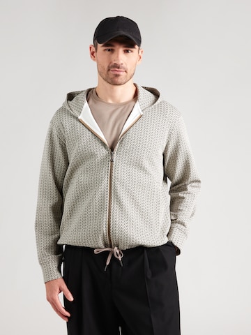 ARMANI EXCHANGE Ζακέτα φούτερ σε μπεζ: μπροστά