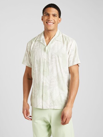 Coupe regular Chemise 'REGAIR' SELECTED HOMME en vert : devant