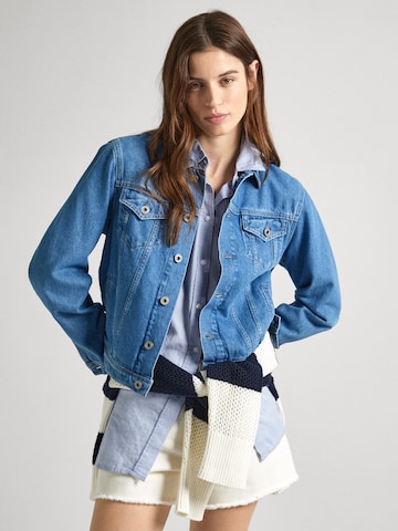 Pepe Jeans Prechodná bunda 'ROSE' - Modrá: predná strana