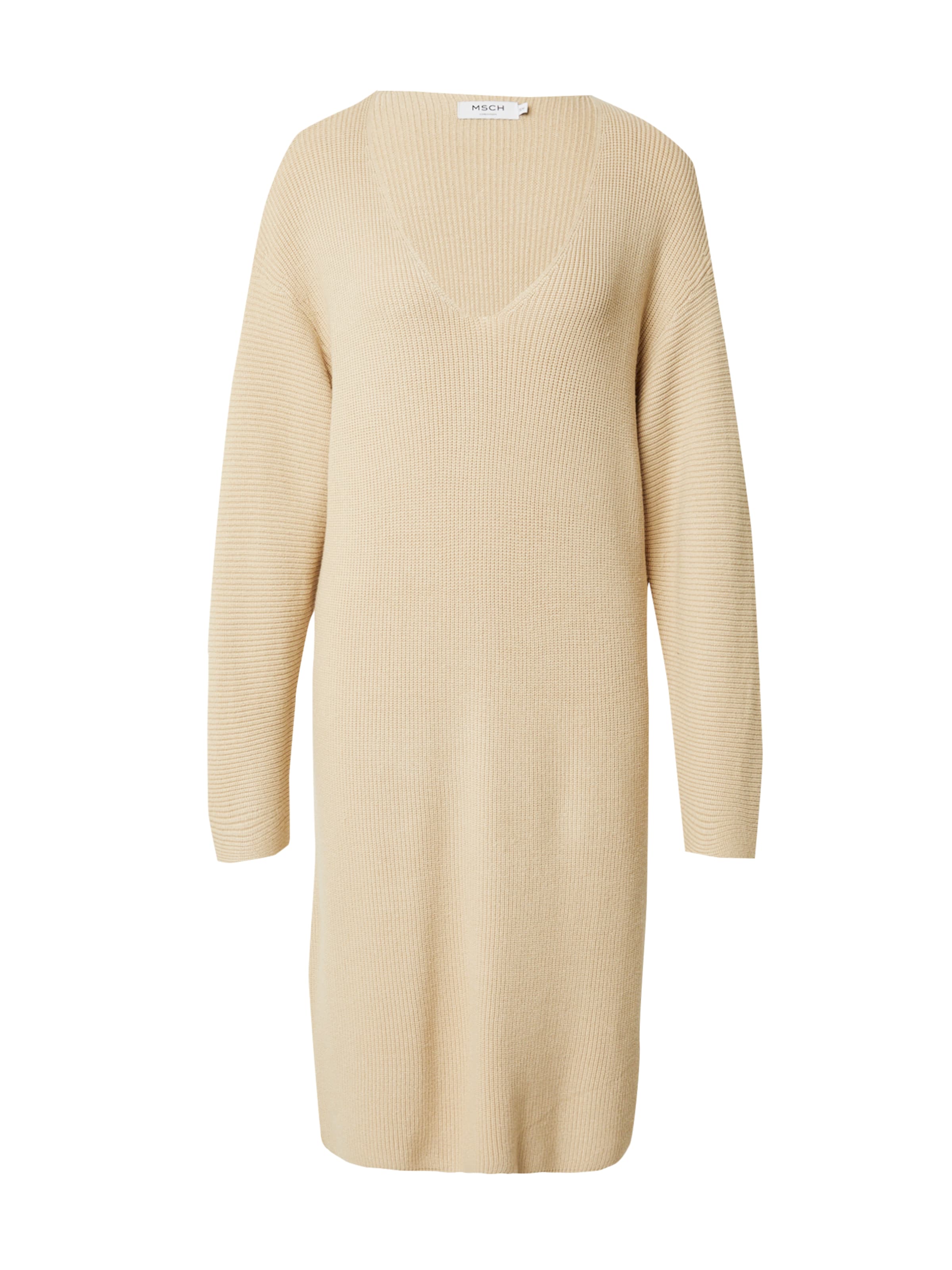 MSCH COPENHAGEN Knitted dress 'Marthea Rachelle' in Beige: front