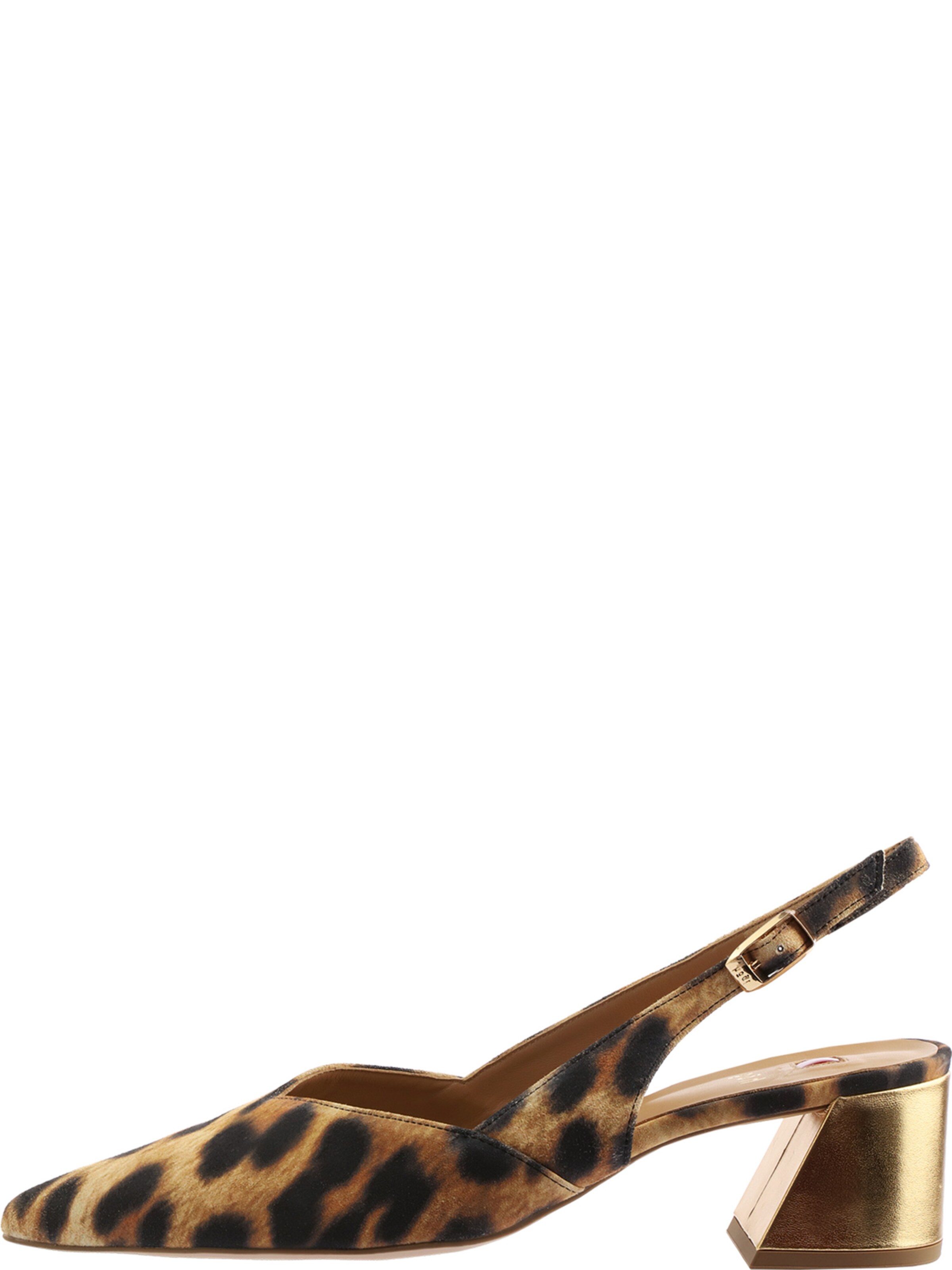 Högl Slingpumps 'Laura' in camel / gold / schwarz, Produktansicht