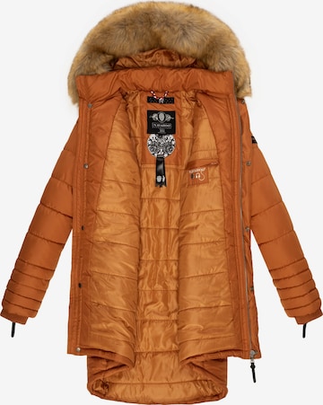 NAVAHOO Zimný kabát 'Papaya' - Hnedá