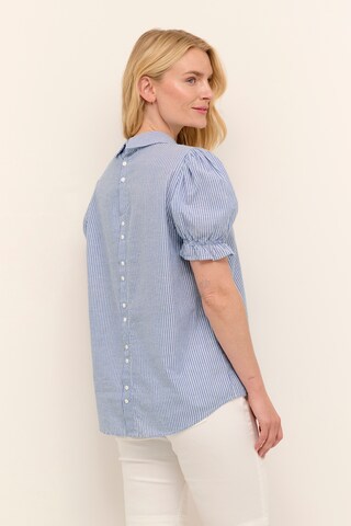 CULTURE - Blusa 'Olena' en azul