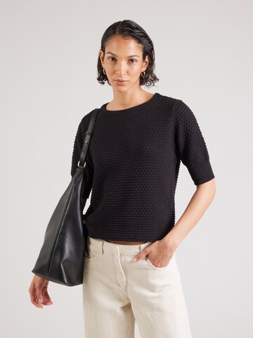 Pull-over 'DODO-PU-DOTTIE' Freequent en noir : devant