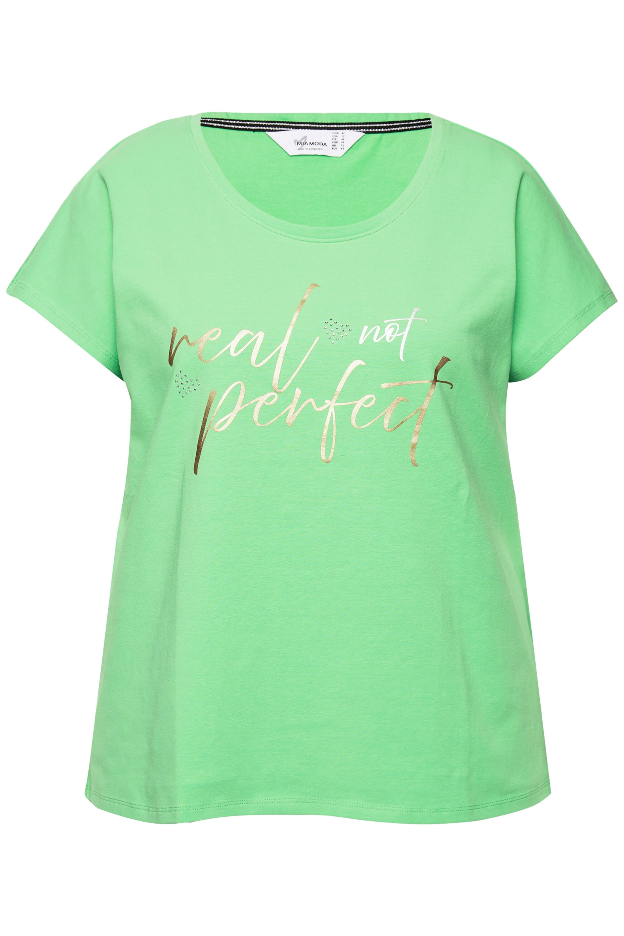 T-shirt MIAMODA en vert : devant