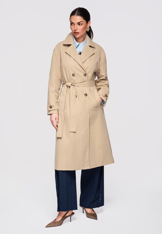 Ombre Tussenmantel in Grijs