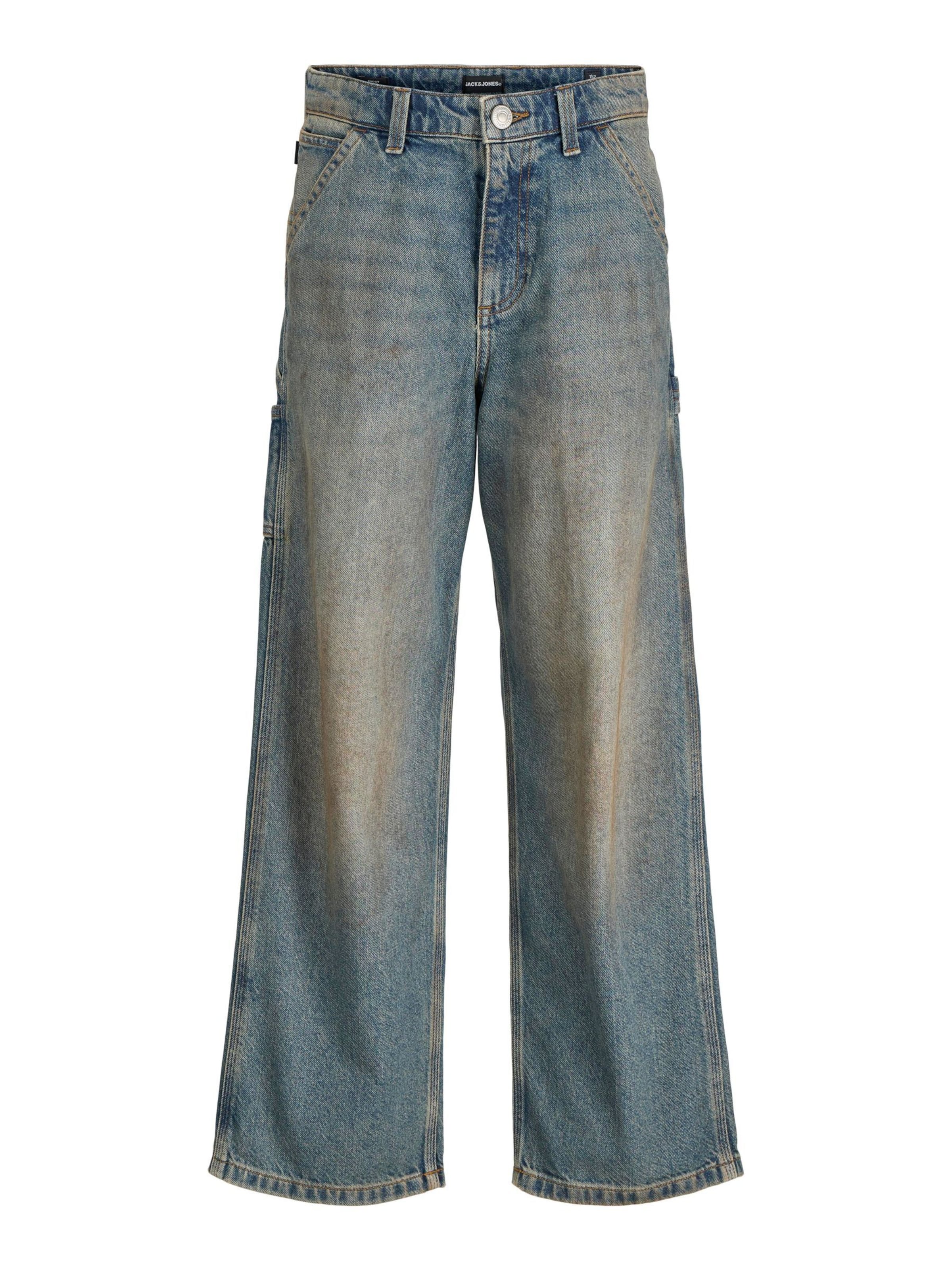 Jack & Jones Junior Baggy Jeans 'JJIALEX' in Blauw: voorkant