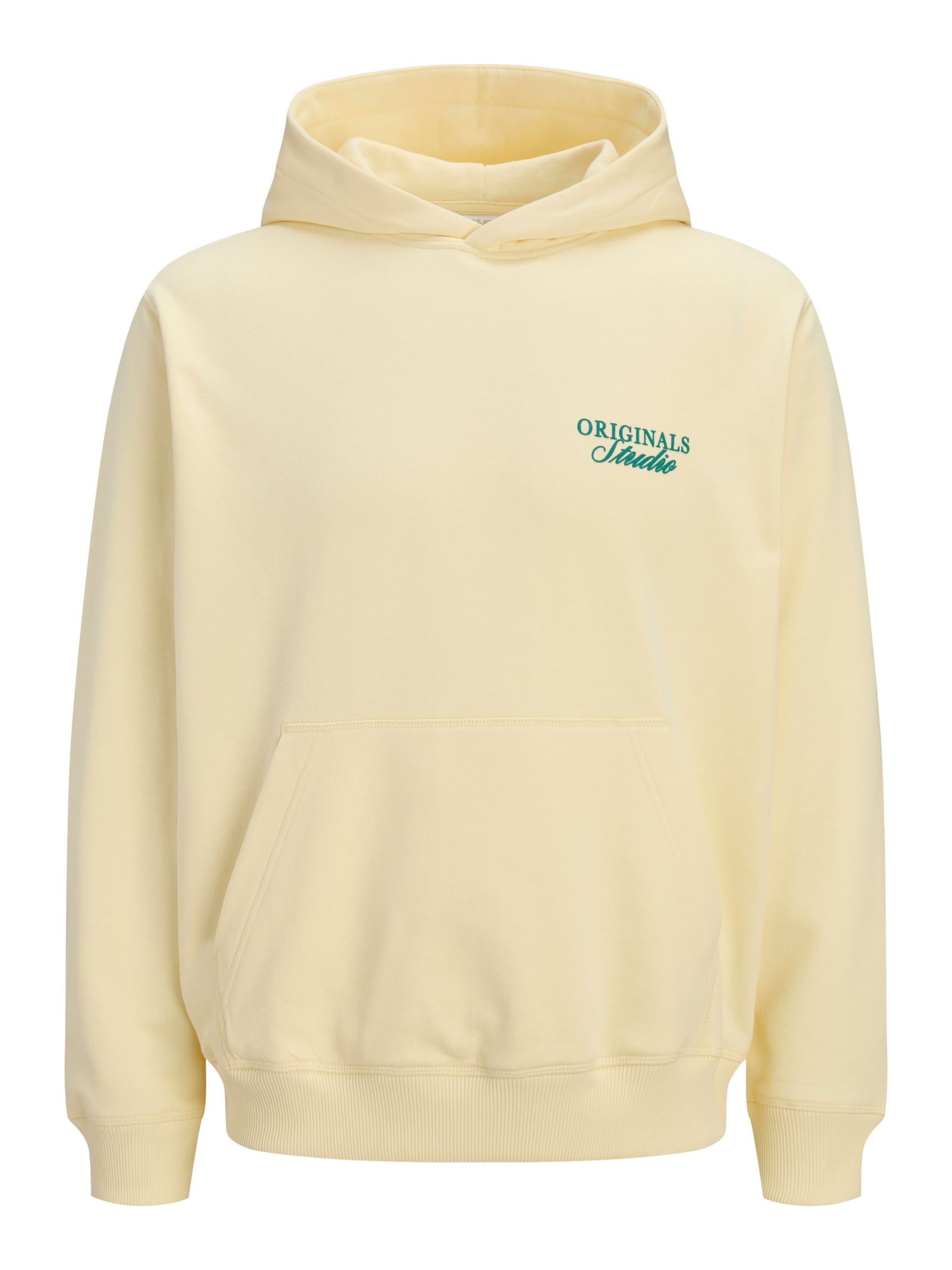 Sweat-shirt JACK & JONES en jaune : devant