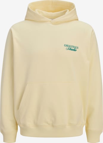 Sweat-shirt JACK & JONES en jaune : devant