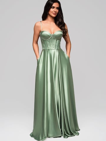 Ombre Evening dress in Green