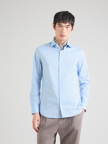 Michael Kors Úzky strih Košeľa - Modrá: predná strana